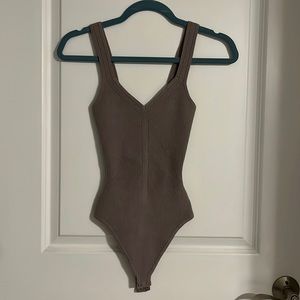 Elevated Knit V-Neck Bodysuit